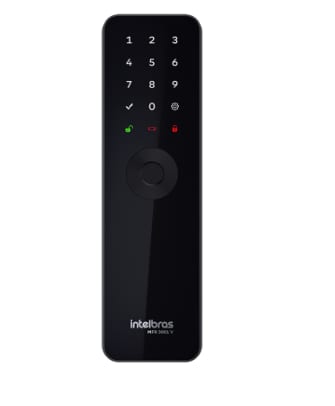 Fechadura Digital Intelbras MFR3001 V — Rolete com Biometria e App Mibo Opcional