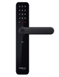 Fechadura Digital Intelbras MFR7000 V — Maçaneta com Biometria e App Mibo Opcional