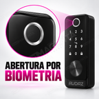 Fechadura Pulse Audaz Rolete Preta Ttlock: biometria