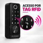 Fechadura Pulse Audaz Rolete Preta Ttlock: tag rfid