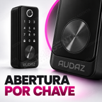 Fechadura Pulse Audaz Rolete Preta Ttlock: chave