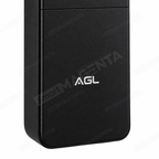 Fechadura Digital AGL T12S: detalhe do acabamento