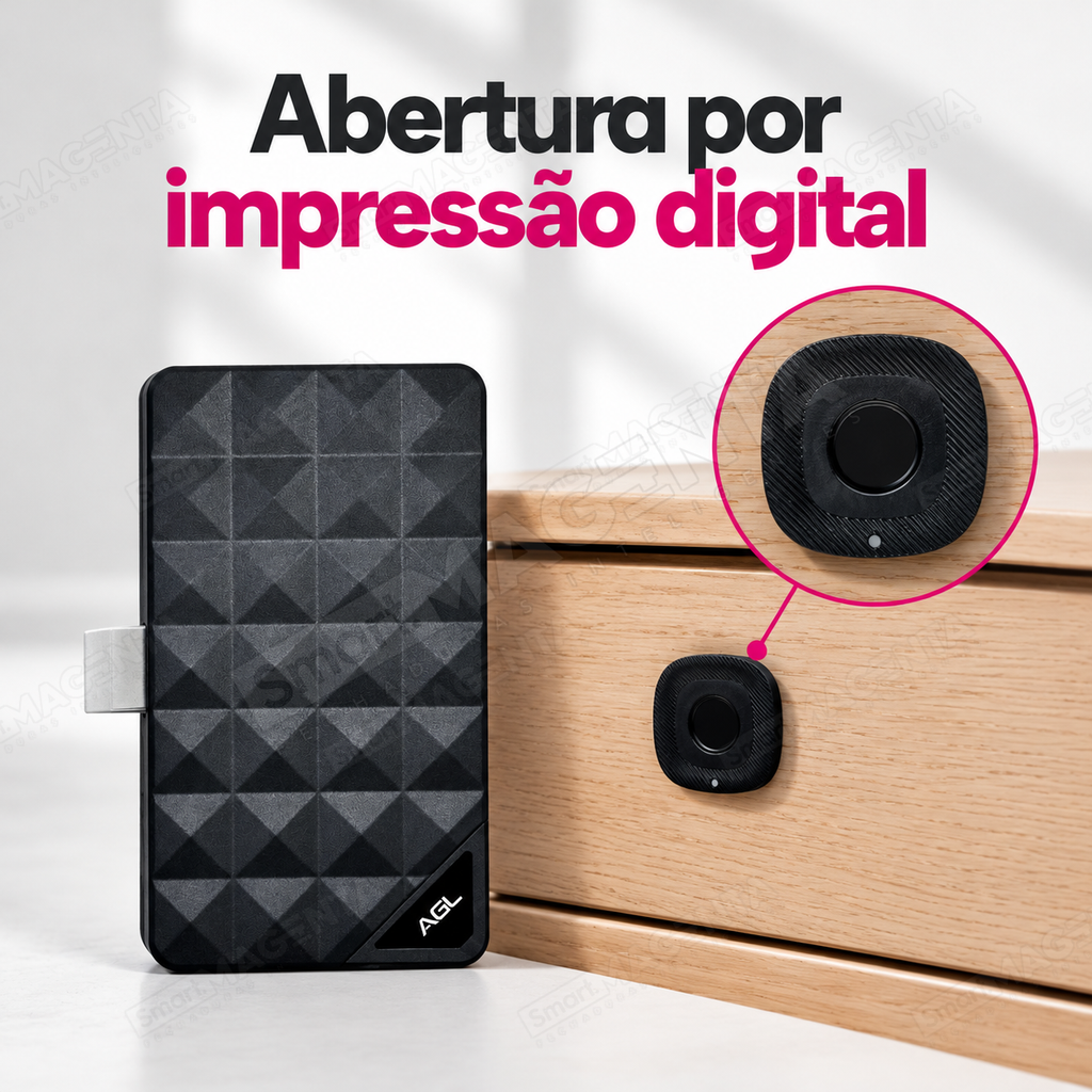 Fechadura Digital AGL Mobili Bio: abertura biometrica
