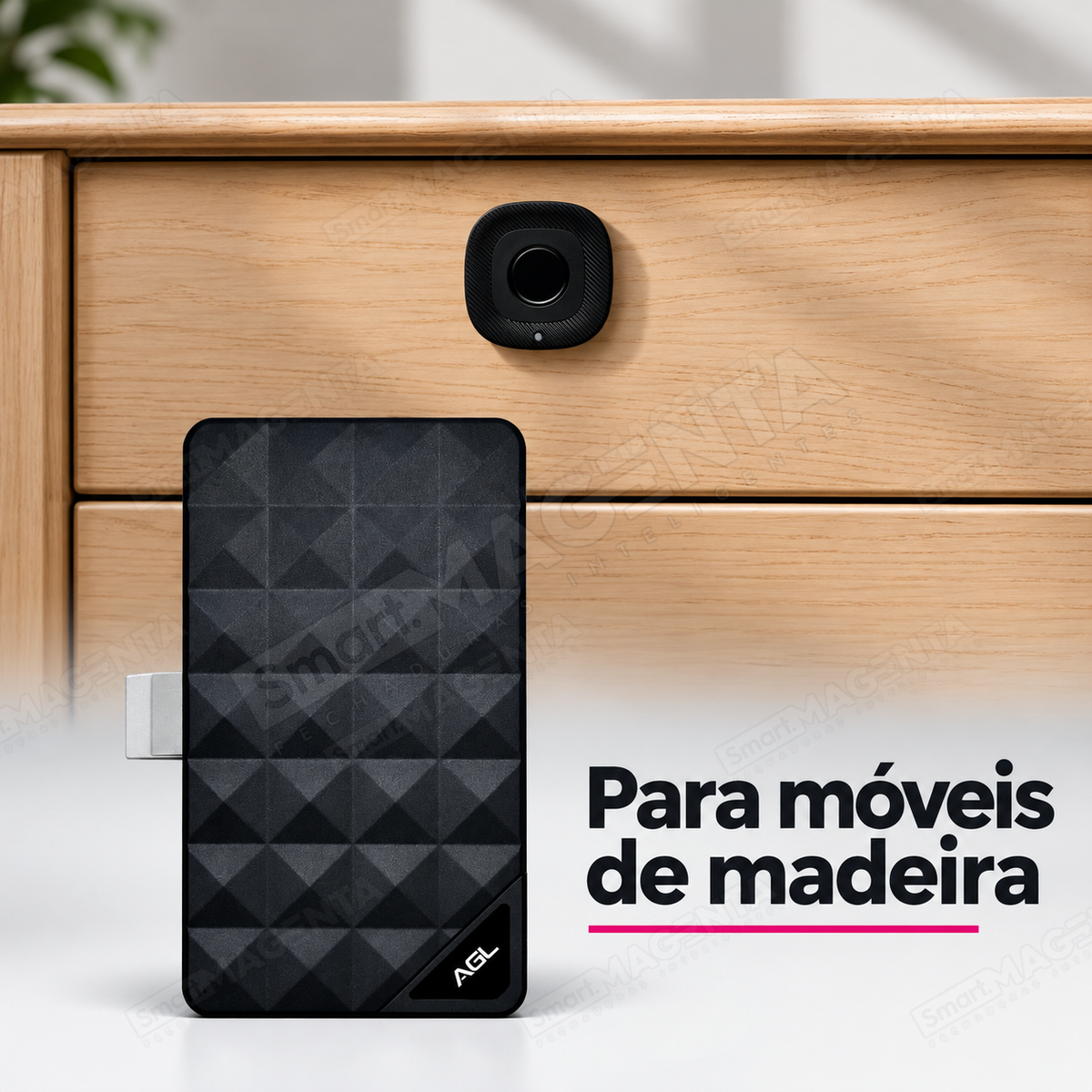 Fechadura Digital AGL Mobili Bio: uso em armários