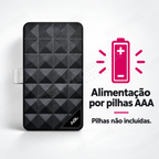 Fechadura Digital AGL Mobili Bio: alimentação aaa