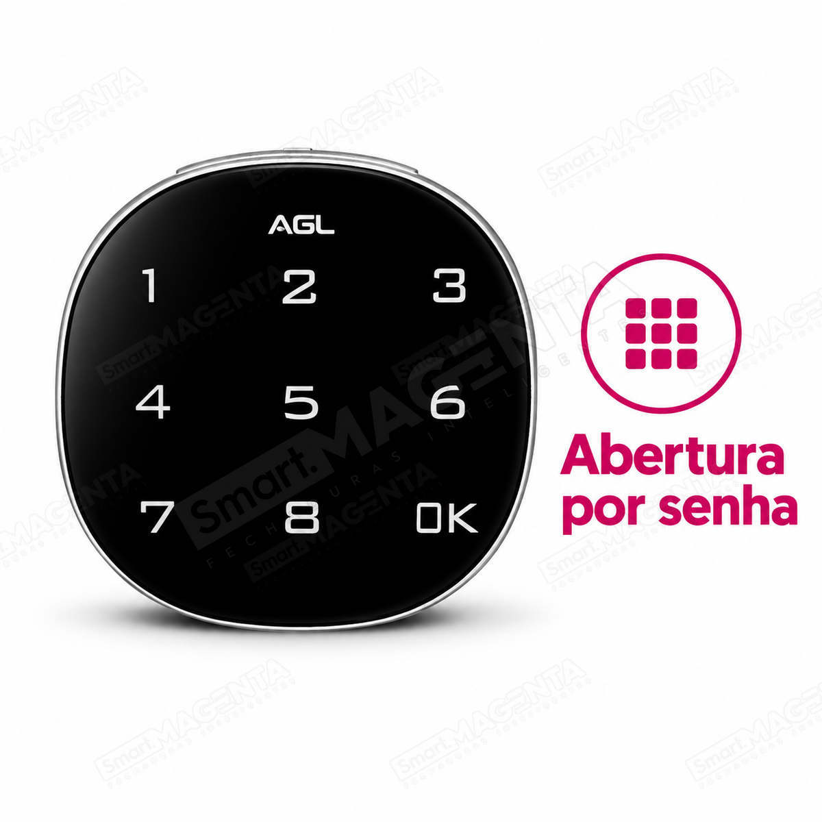 Fechadura Digital AGL Mobili Compact: abertura por senha