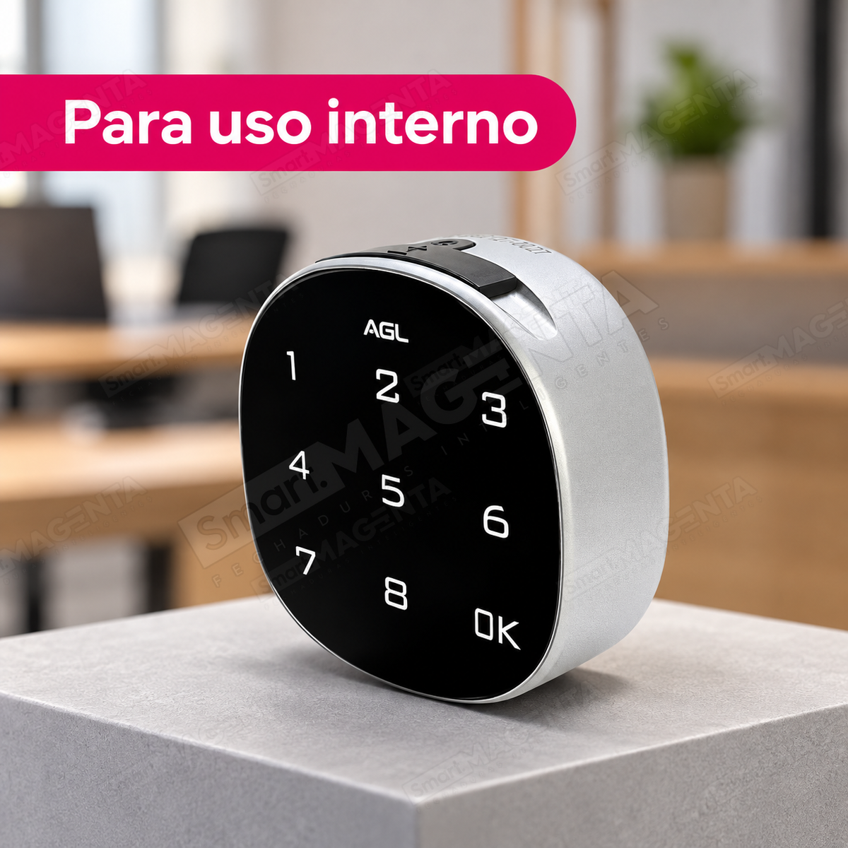 Fechadura Digital AGL Mobili Compact: uso interno