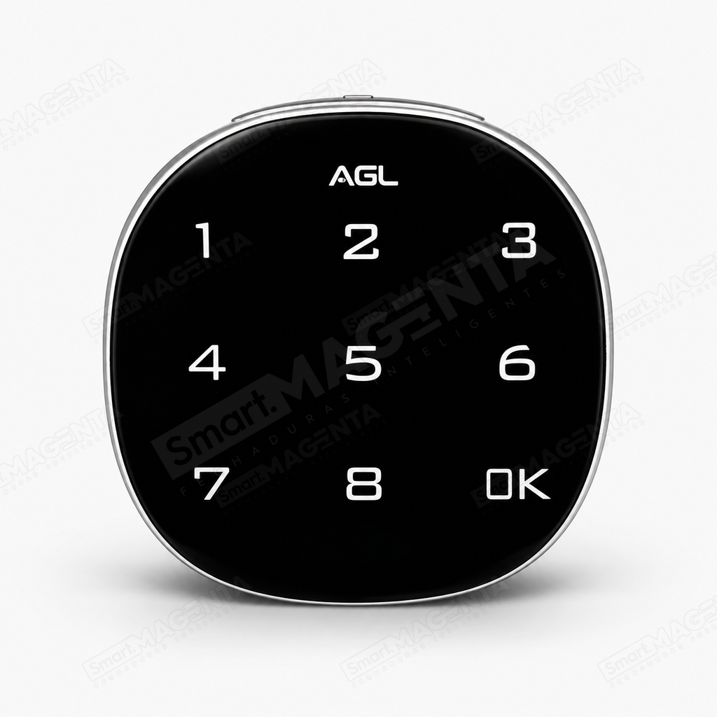 Fechadura Digital AGL Mobili Compact: detalhe do teclado