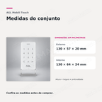 Fechadura Digital AGL Mobili Touch: medidas