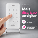 Fechadura Digital AGL Mobili Touch: senha protegida