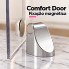 Prendedor Trava Porta Magnético Comfort Door Prata com Adesivo 3M: fixacao magnetica