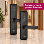 Kit 2 Fechaduras Digitais Papaiz Fit Lock: uso interno