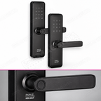 Kit 2 Fechaduras Digitais Papaiz Fit Lock: detalhe do acabamento