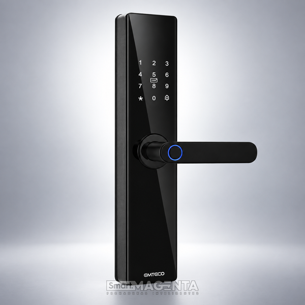 Fechadura Digital Emteco Stay — Maçaneta com Biometria e App TTlock