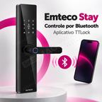 Fechadura Digital Emteco Stay: controle por bluetooth