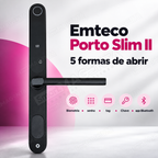 Fechadura Digital Emteco Porto Slim II: 5 formas de abrir