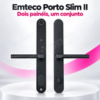 Fechadura Digital Emteco Porto Slim II: dois painéis um conjunto