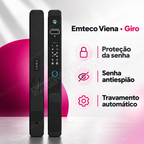 Fechadura Digital Emteco Viena: protecao da senha