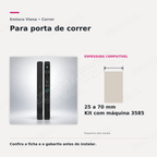Fechadura Digital Emteco Viena: para porta de correr