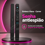 Fechadura Digital Emteco Viena: senha antiespiao