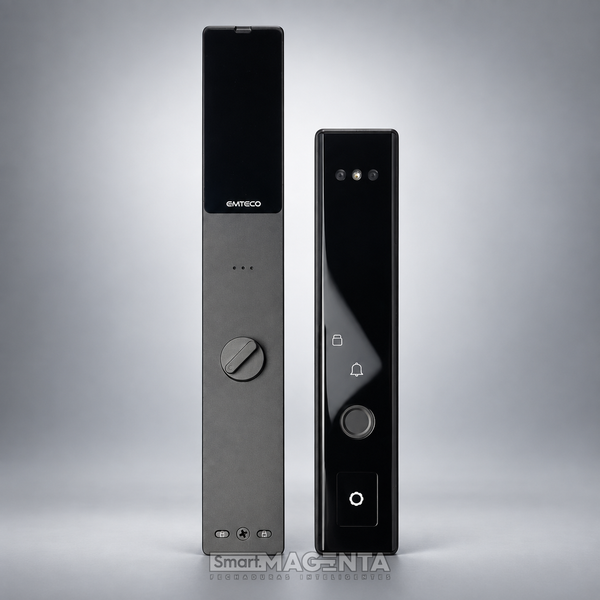 Fechadura Digital Emteco Barcelona II — Push com Biometria e App Tuya