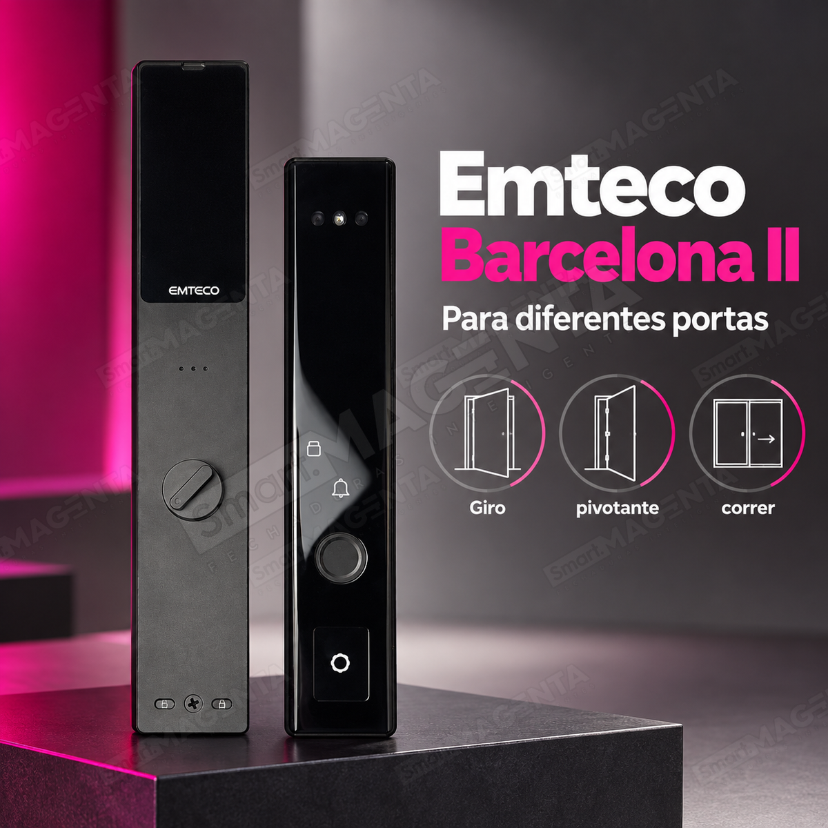 Fechadura Digital Emteco Barcelona II: para diferentes portas