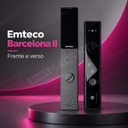 Fechadura Digital Emteco Barcelona II: frente e verso