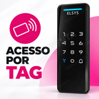 Fechadura Digital Elsys Pop Preta: tag