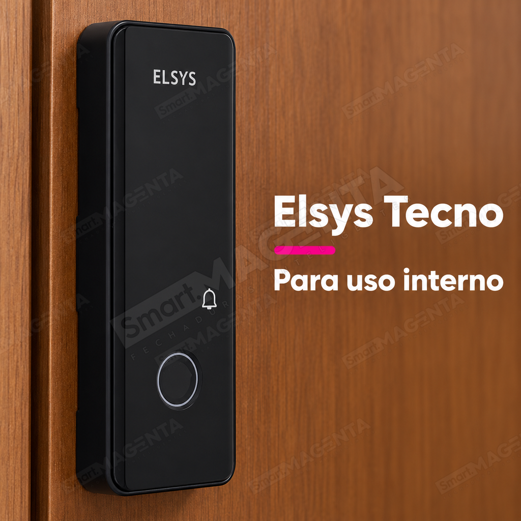Fechadura Digital Elsys Tecno: uso interno