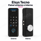 Fechadura Digital Elsys Tecno: painéis externo e interno