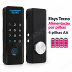 Fechadura Digital Elsys Tecno: alimentação por pilhas