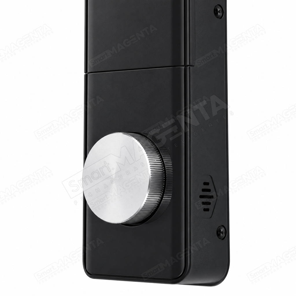 Fechadura Digital Elsys Tecno: painel interno em detalhe