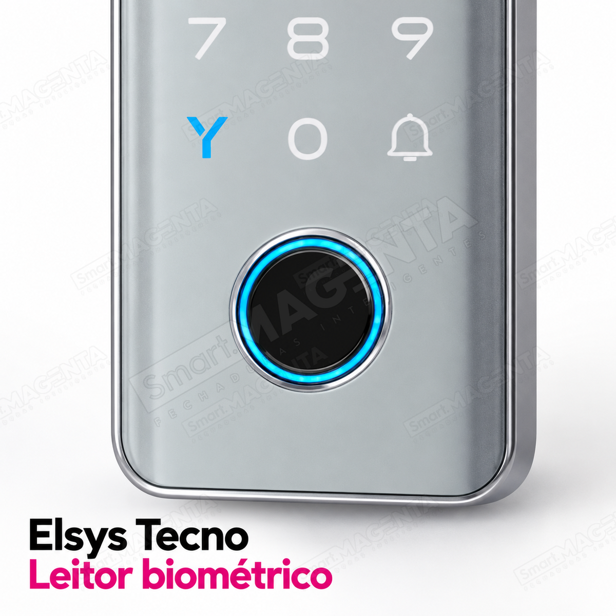 Fechadura Digital Elsys Tecno: detalhe do leitor