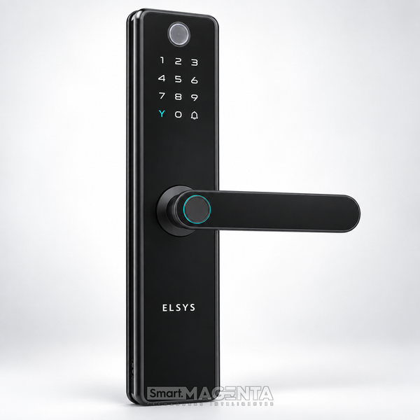 Fechadura Digital Elsys Sax — Maçaneta com Biometria, IP55 e App Tuya