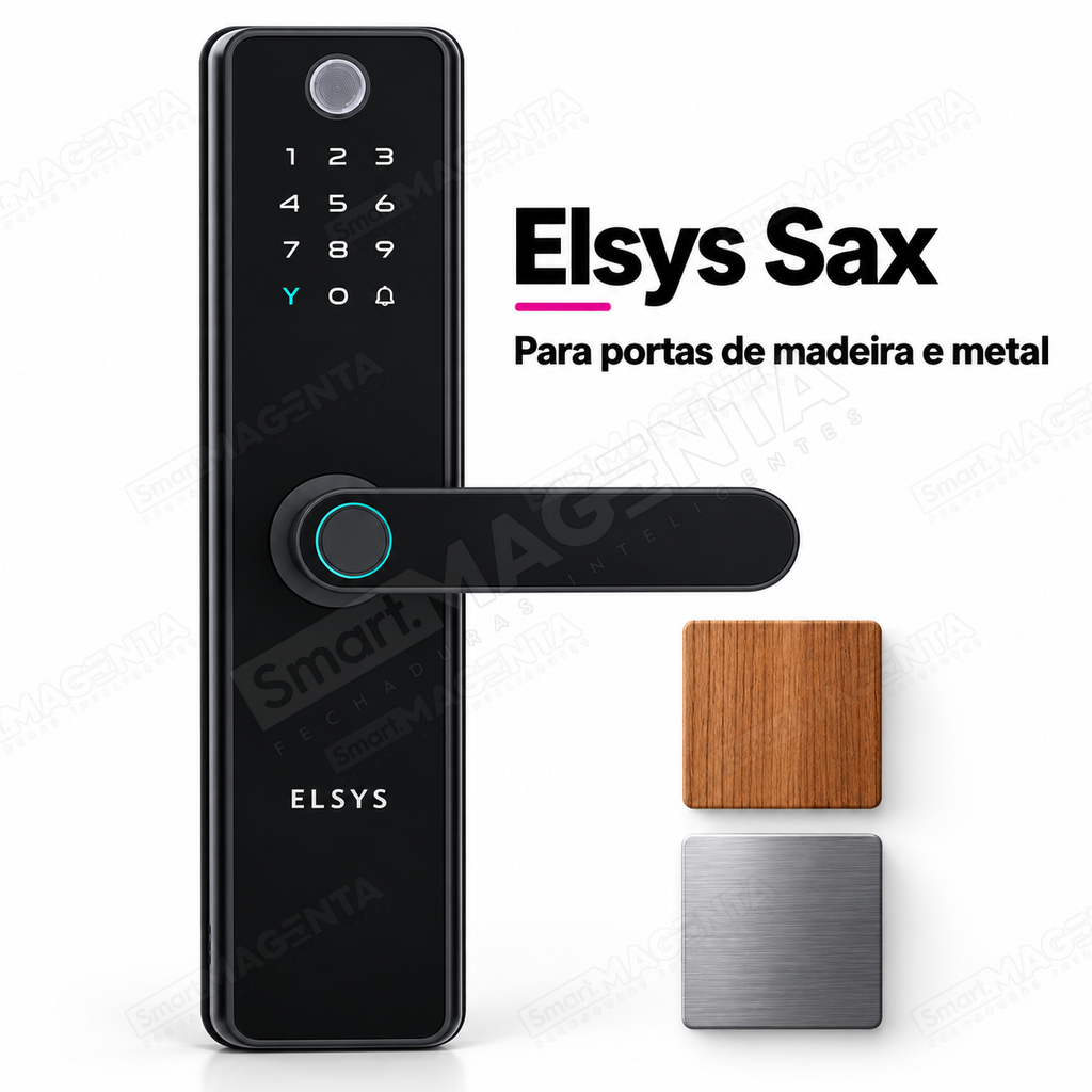 Fechadura Digital Elsys Sax: para madeira e metal