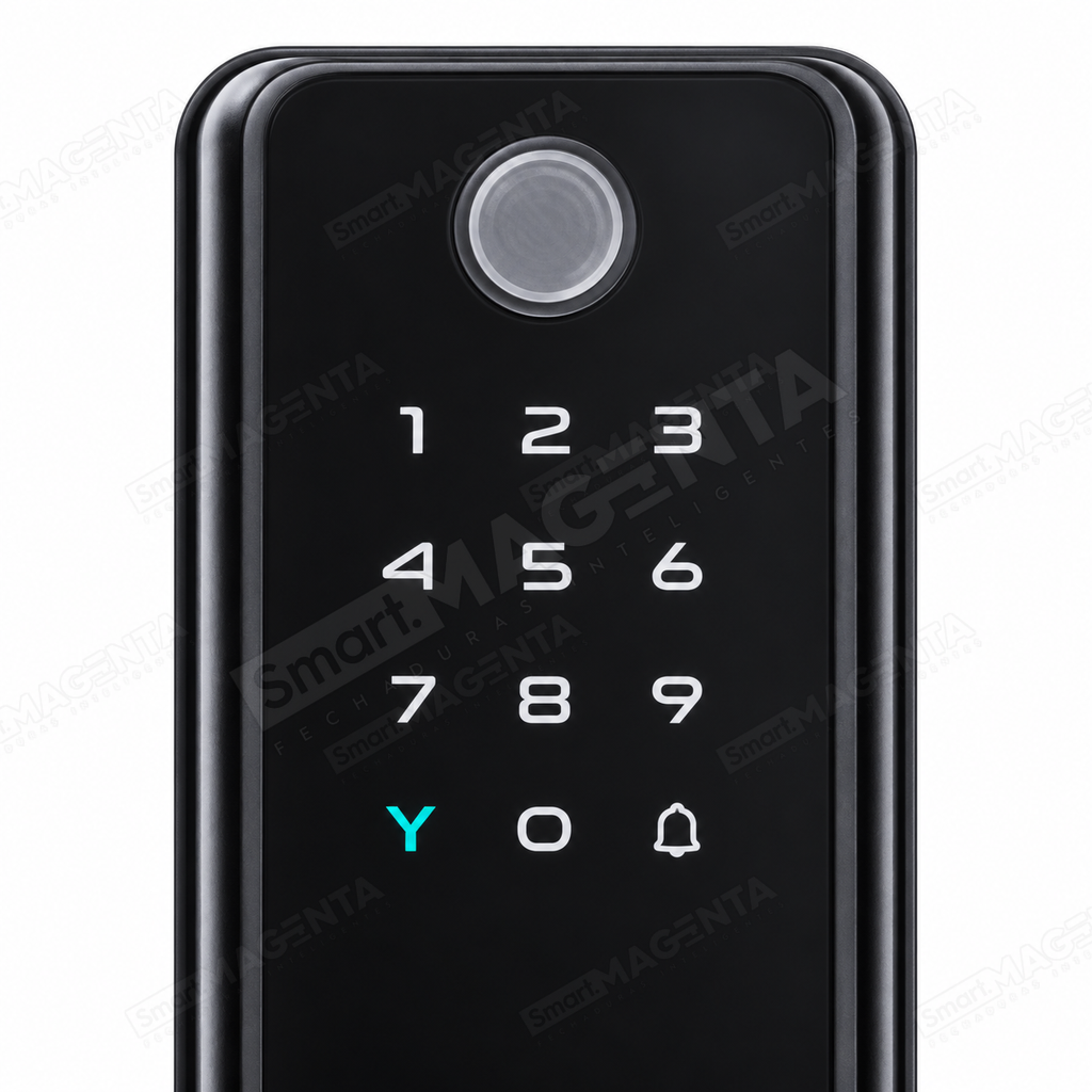 Fechadura Digital Elsys Sax: detalhe do painel