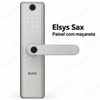 Fechadura Digital Elsys Sax: painel com maçaneta