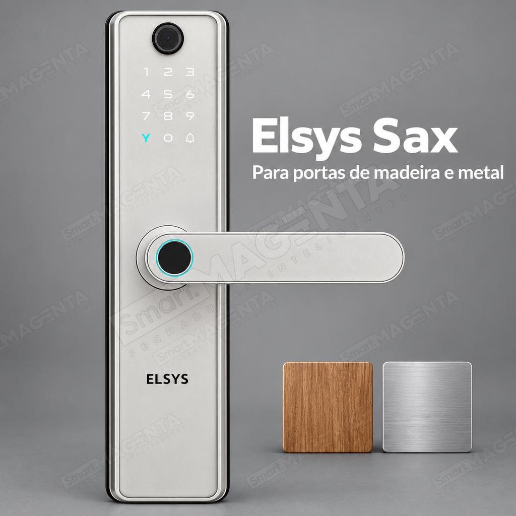 Fechadura Digital Elsys Sax: para madeira e metal