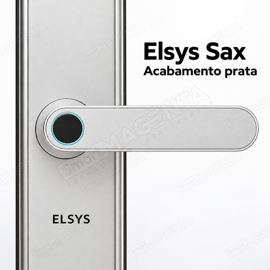 Fechadura Digital Elsys Sax: detalhe da maçaneta