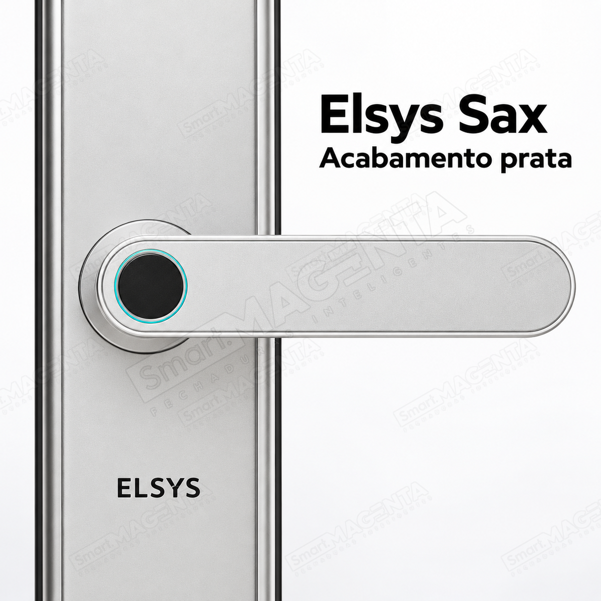 Fechadura Digital Elsys Sax: detalhe da maçaneta