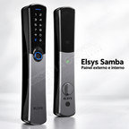 Fechadura Digital Elsys Samba: painéis externo e interno