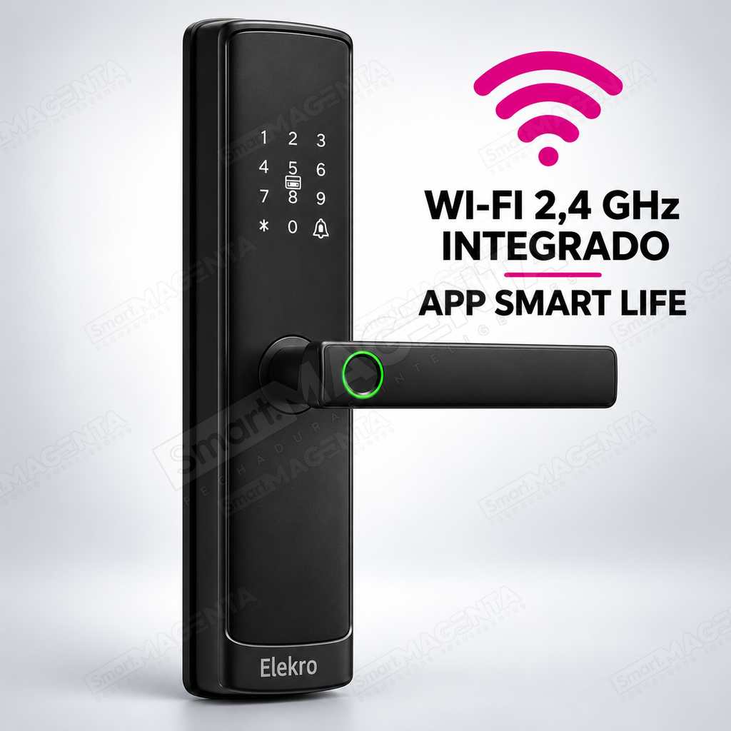 Fechadura Digital Wi-Fi ELEKRO Signature: wifi smart life