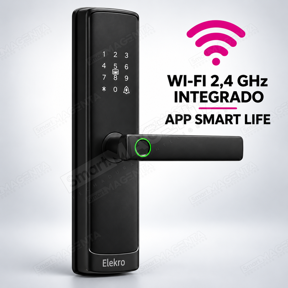 Fechadura Digital Wi-Fi ELEKRO Signature: wifi smart life