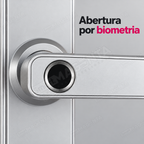 Fechadura Digital Elsys Clássica ESF-DE4000B Prata: detalhe do leitor