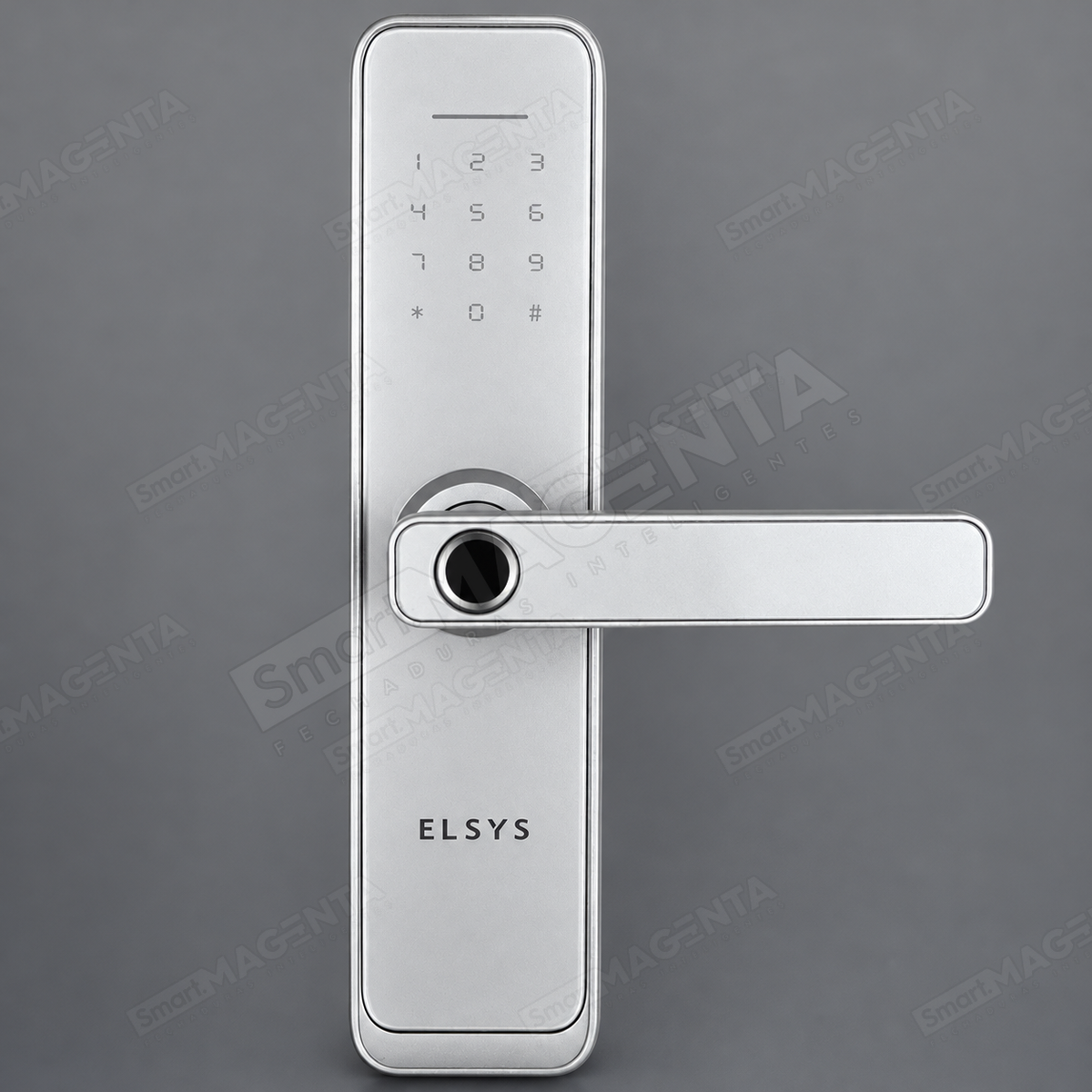 Fechadura Digital Elsys Clássica ESF-DE4000B Prata: acabamento prata