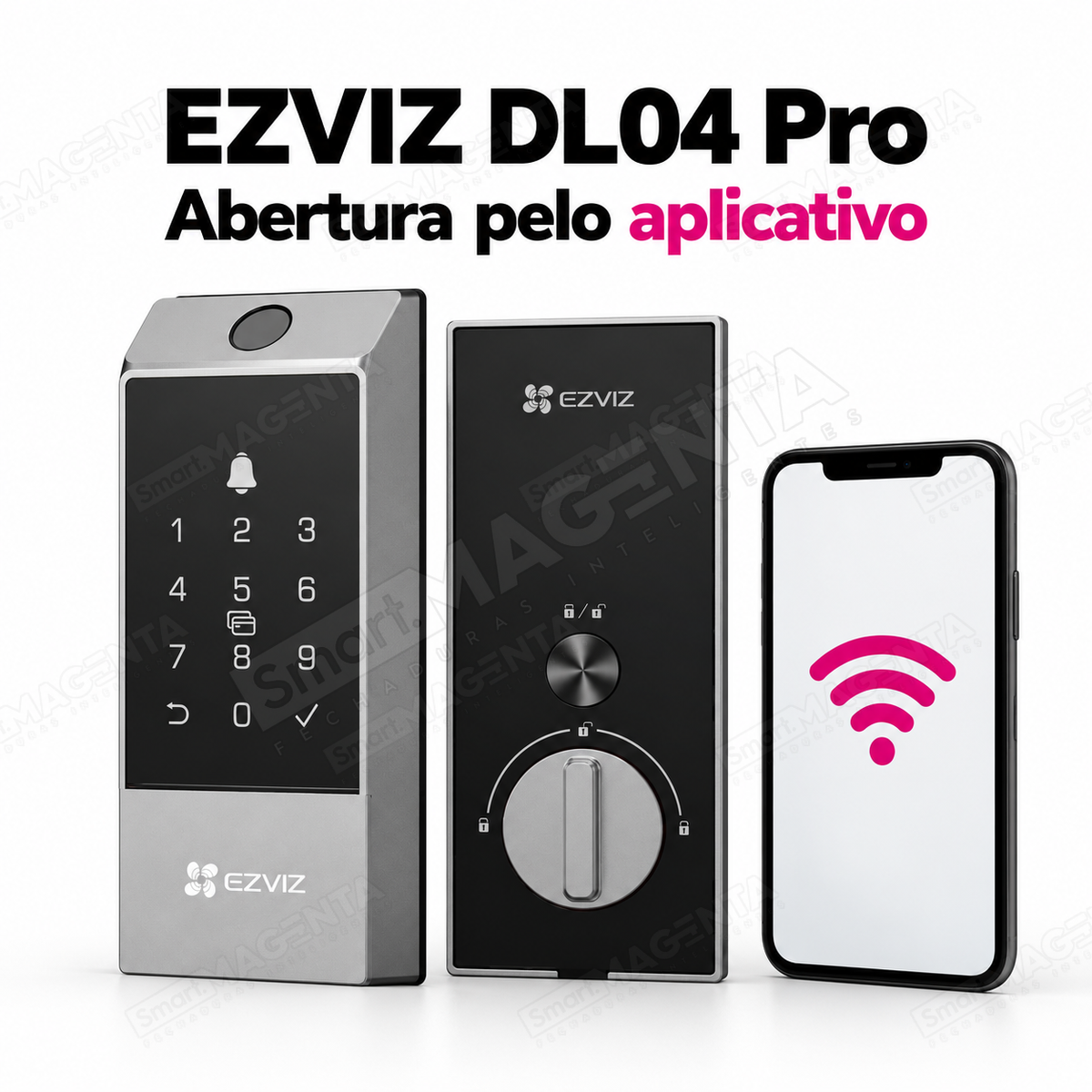 Fechadura Digital Ezviz DL04 Pro: controle pelo aplicativo