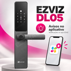 Fechadura Digital Ezviz DL05: avisos no aplicativo