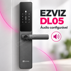 Fechadura Digital Ezviz DL05: audio configuravel