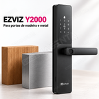 Fechadura Digital Ezviz Y2000: para madeira e metal