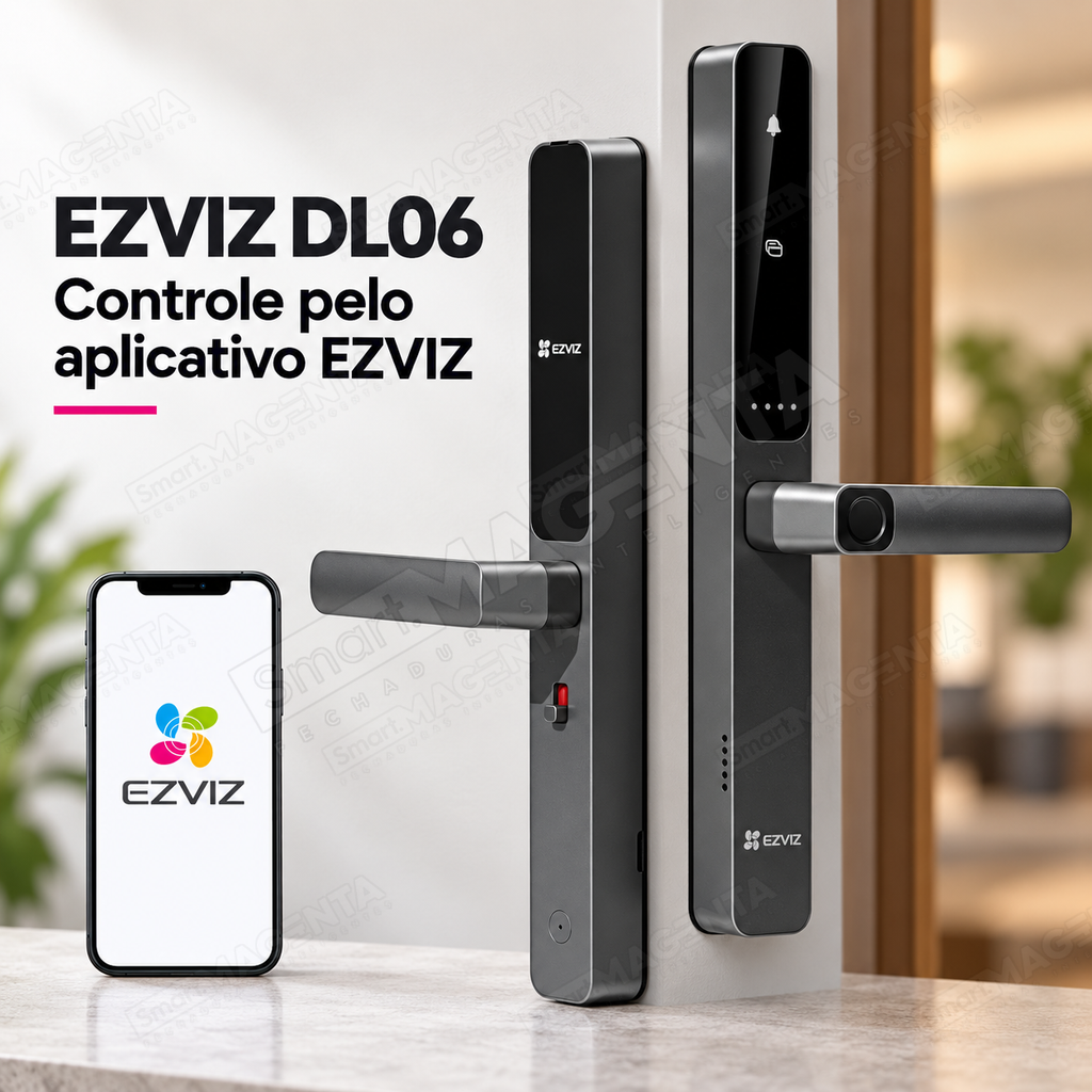 Fechadura Digital Ezviz DL06: controle pelo aplicativo